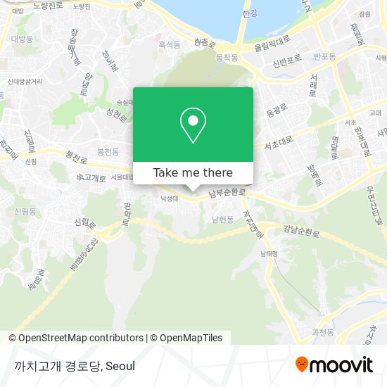 까치고개 경로당 map