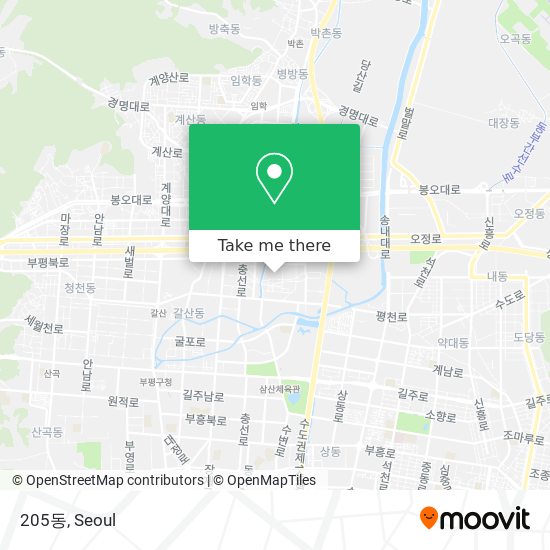 205동 map