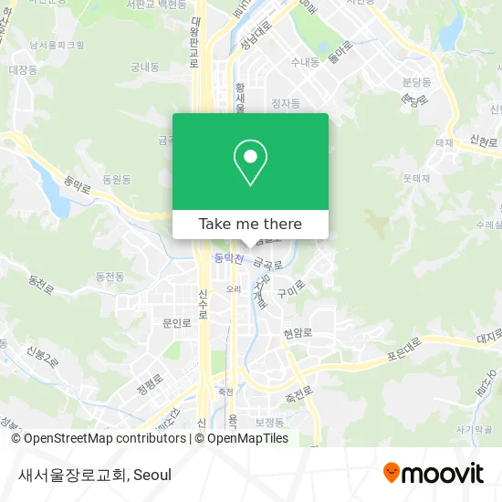 새서울장로교회 map