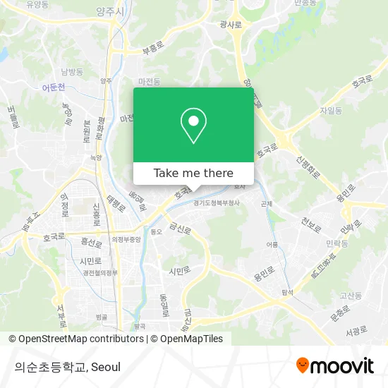의순초등학교 map