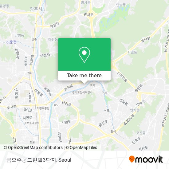 금오주공그린빌3단지 map