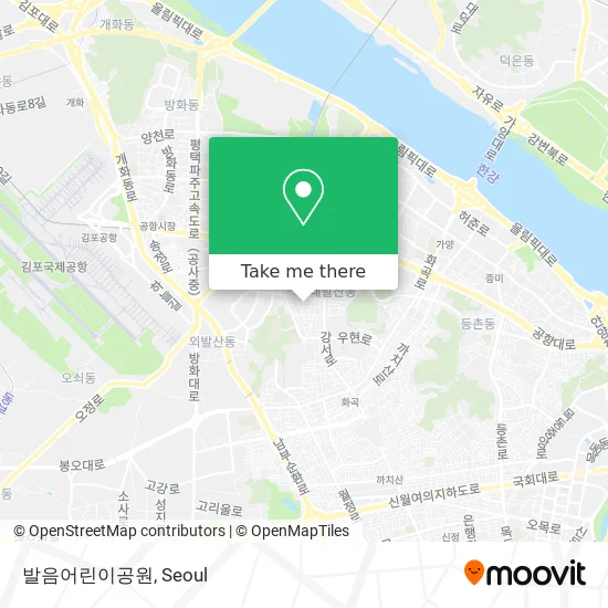 발음어린이공원 map