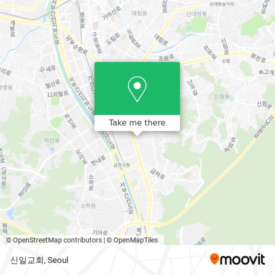 신일교회 map
