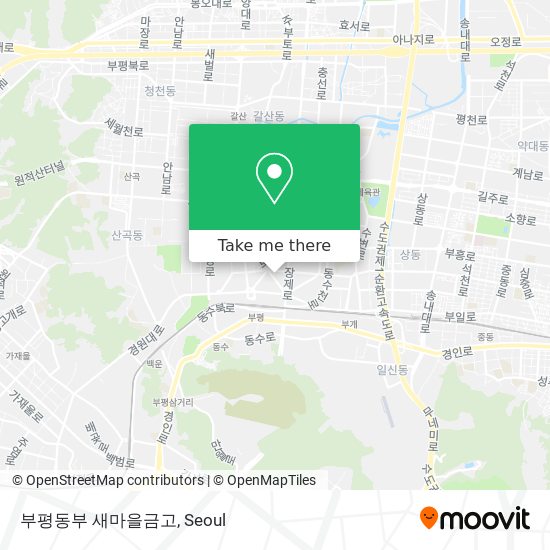 부평동부 새마을금고 map