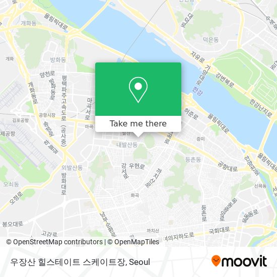 우장산 힐스테이트 스케이트장 map