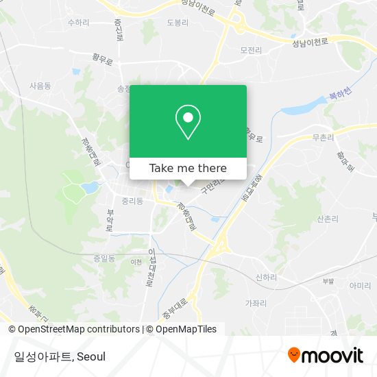 일성아파트 map