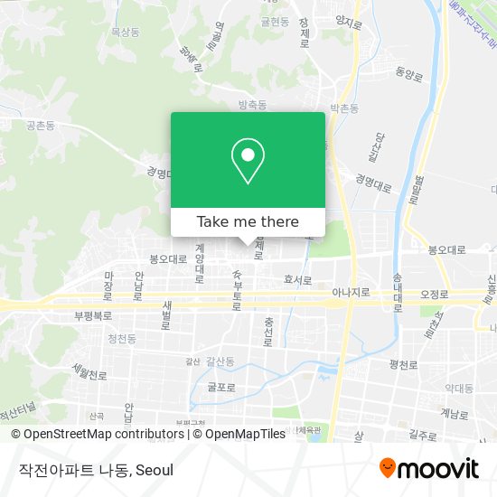 작전아파트 나동 map