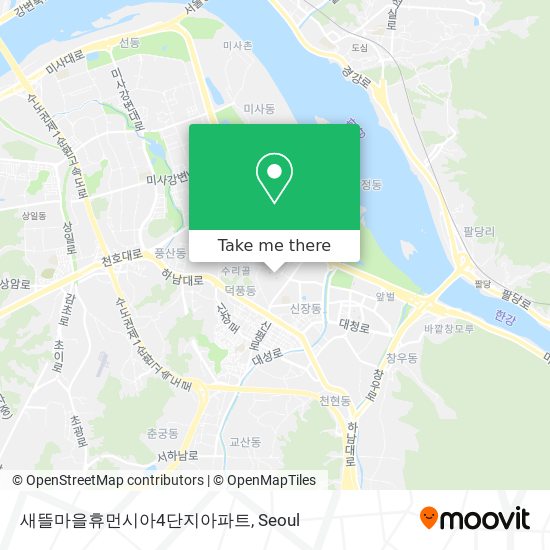 새뜰마을휴먼시아4단지아파트 map