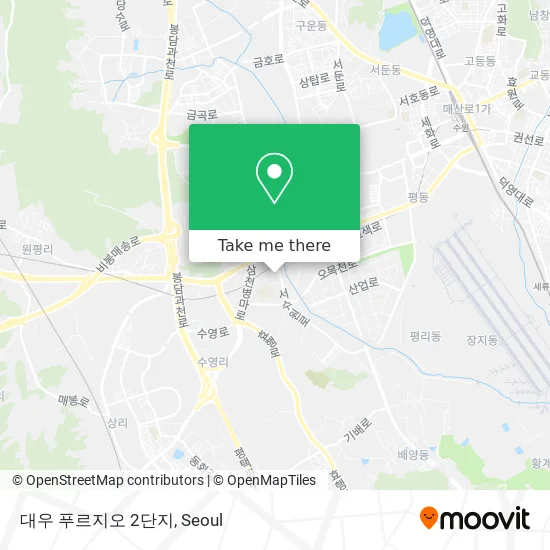 대우 푸르지오 2단지 map