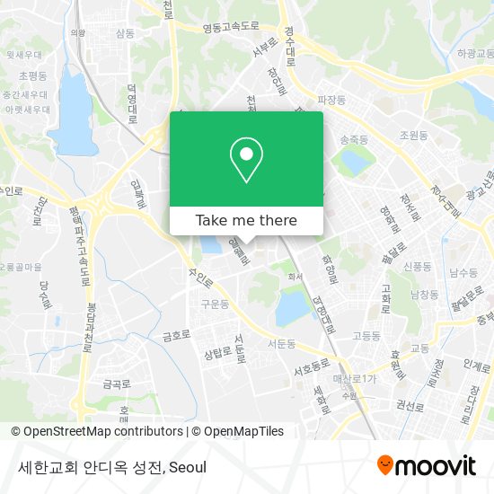 세한교회 안디옥 성전 map