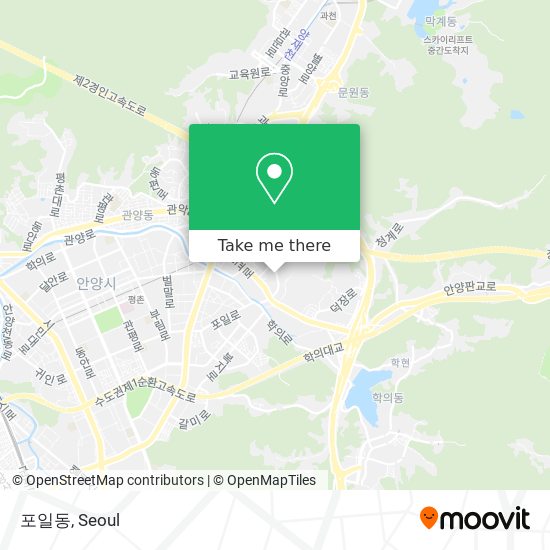 포일동 map