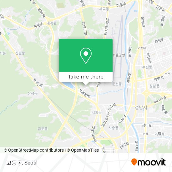 고등동 map