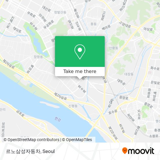 르노삼성자동차 map