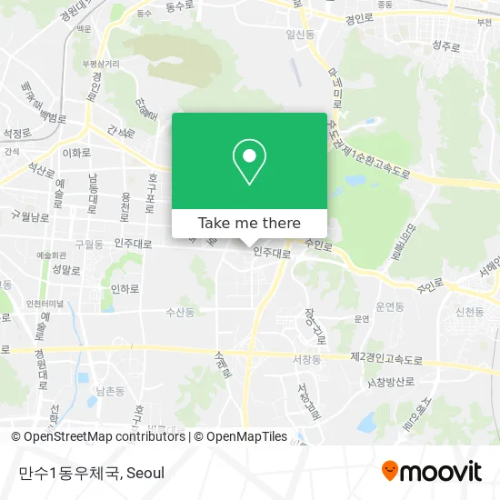 만수1동우체국 map