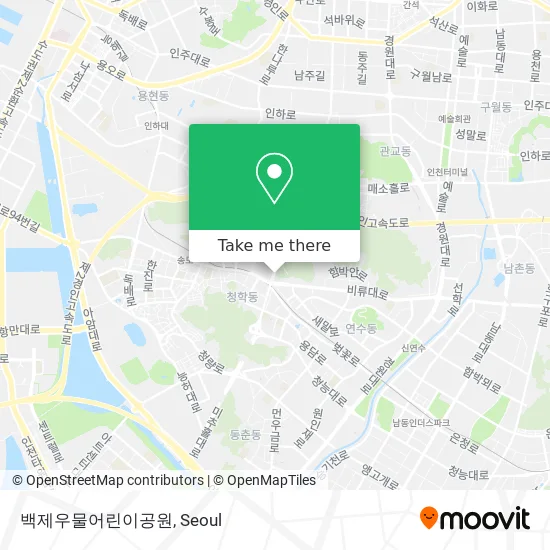 백제우물어린이공원 map
