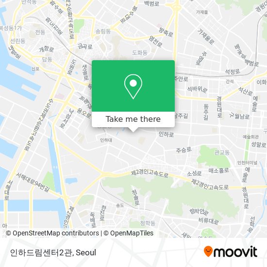 인하드림센터2관 map