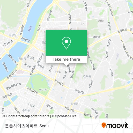둔촌하이츠아파트 map