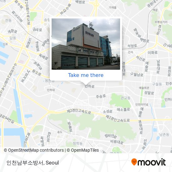 인천남부소방서 map