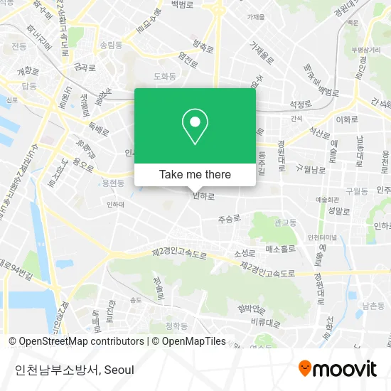 인천남부소방서 map