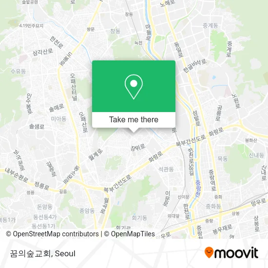 꿈의숲교회 map