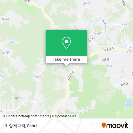 화암저수지 map