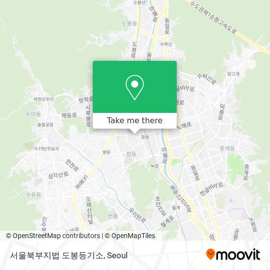 서울북부지법 도봉등기소 map