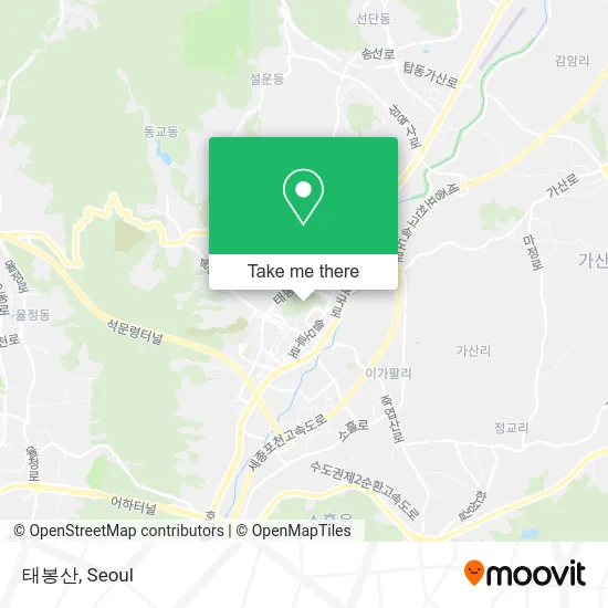 태봉산 map