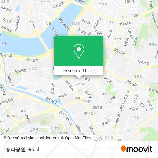 송파공원 map