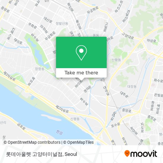 롯데아울렛 고양터미널점 map