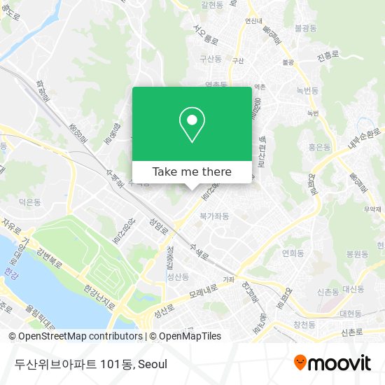 두산위브아파트 101동 map