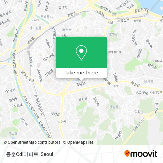 동훈Cdi아파트 map
