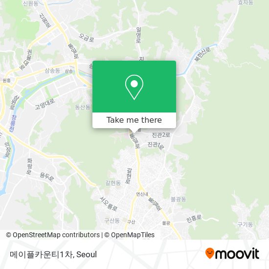 메이플카운티1차 map