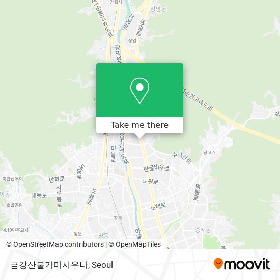 금강산불가마사우나 map