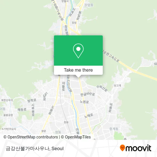 금강산불가마사우나 map