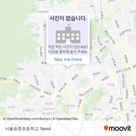 서울송중초등학교 map