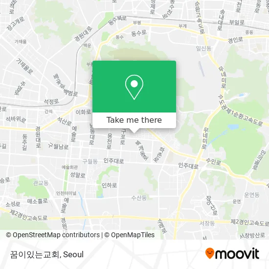 꿈이있는교회 map