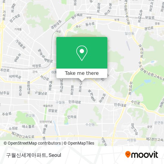 구월신세계아파트 map