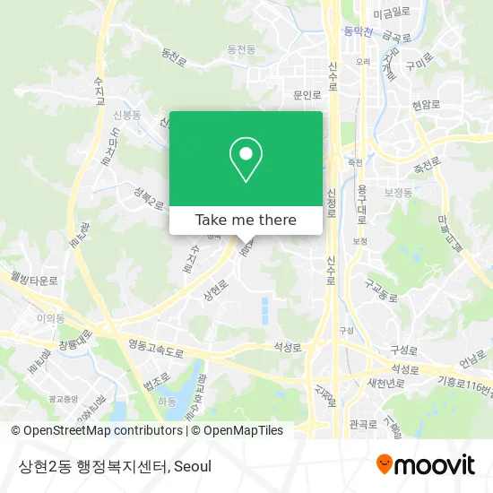 상현2동 행정복지센터 map