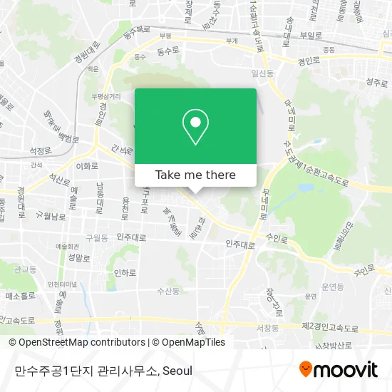 만수주공1단지 관리사무소 map