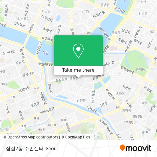 잠실2동 주민센터 map