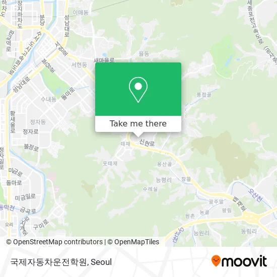 국제자동차운전학원 map