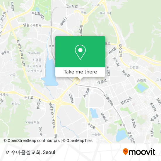 예수마을셀교회 map