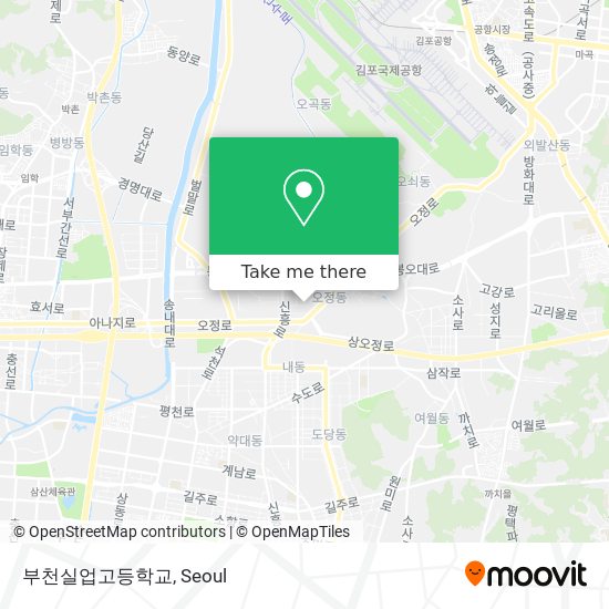 부천실업고등학교 map