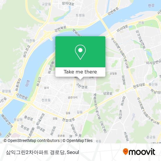 삼익그린2차아파트 경로당 map