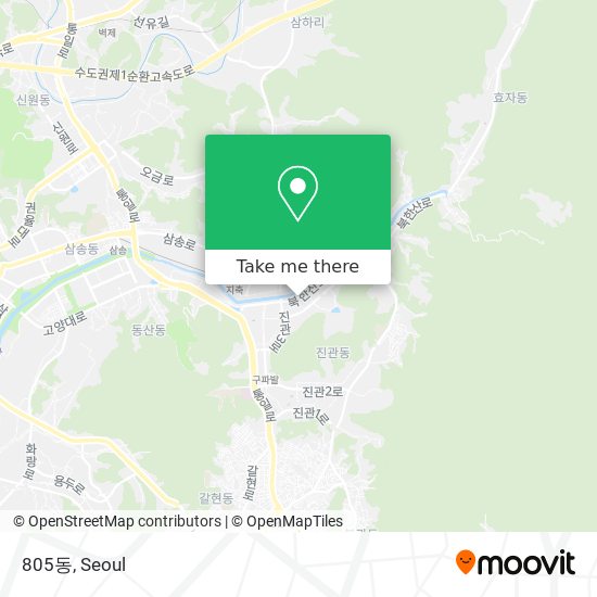 805동 map