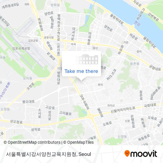 서울특별시강서양천교육지원청 map