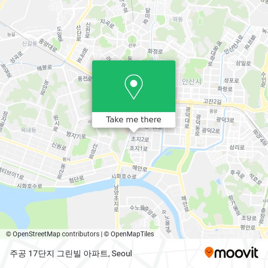 주공 17단지 그린빌 아파트 map