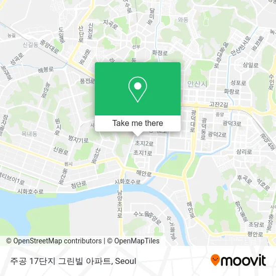 주공 17단지 그린빌 아파트 map