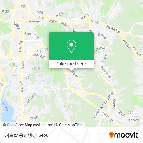 Aj토탈 용인냉장 map