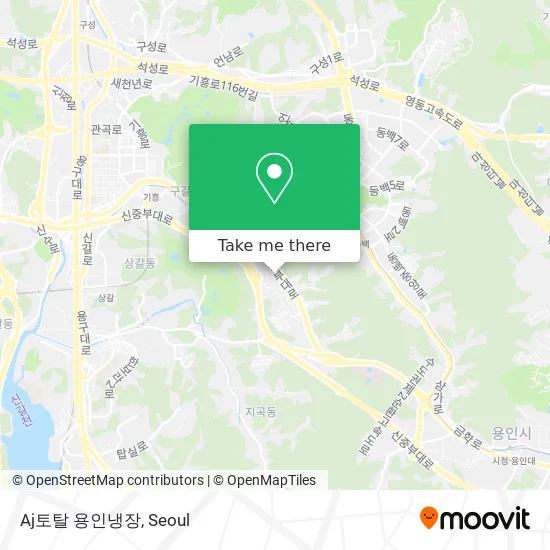 Aj토탈 용인냉장 map